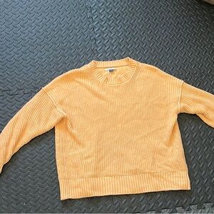 American Eagle Outfitters Orange Crew Neck Sweater